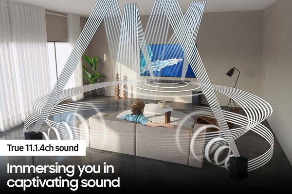 Samsung Soundbar in living room